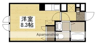 VISBY ENSTAKA【1-B号室】の間取り