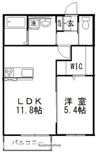 ソレイユみそらⅢ【2階】の間取り