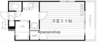 ネクスト津高 B【501号室】の間取り
