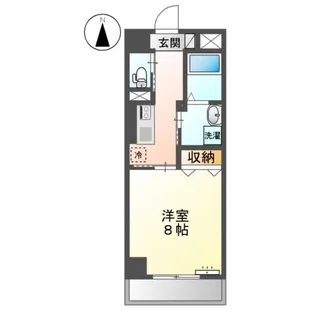 グラン ソート 柳町【8階】の間取り