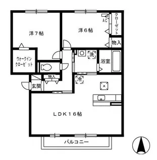 SUN LIVE【3階】の間取り