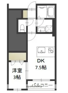 バルコティラール【1階】の間取り