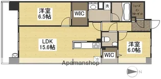 アルファステイツ倉敷阿知【12階】の間取り