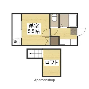 プラジール伊島【1階】の間取り