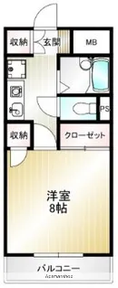 ハイシティー堀南【3階】の間取り