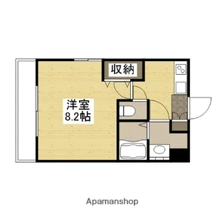 CASA GRANDE 学南町【3階】の間取り