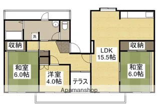 K’S B東岡山Ⅰ【3階】の間取り