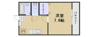 フロントステーション西川原【2階】の間取り
