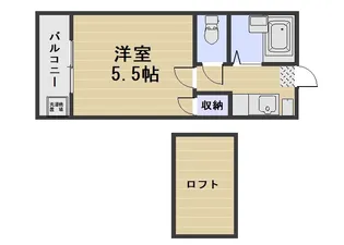 リヴェール豊成第1【2階】の間取り