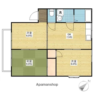 ジュネス(米倉)【2階】の間取り