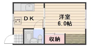 カーサ岡南【C号室】の間取り