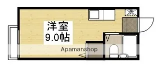 コーポルミナスA(西棟)【203号室】の間取り