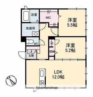 カスミソウ【1階】の間取り