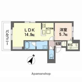 トリフォリア【1階】の間取り
