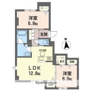 グランプレイス【1階】の間取り