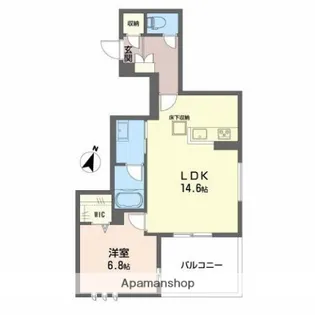 グラナート【1階】の間取り