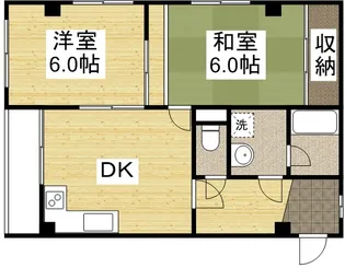 メゾンOGO A棟【3階】の間取り