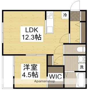 セリスコート【1階】の間取り