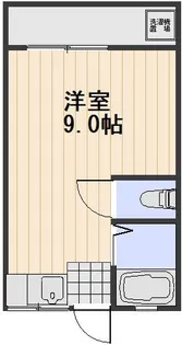 チェルシー青江【東503号室】の間取り