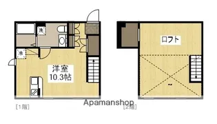 プリマガーデン岡山壱番館【1階】の間取り