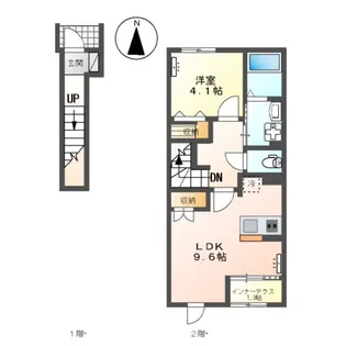 ファミリア【2階】の間取り