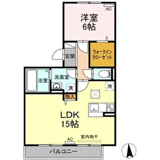 レジーナ【1階】の間取り