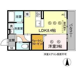 プリエールSAYA【3階】の間取り