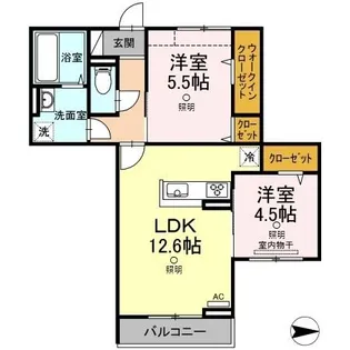 カトーナヴィラ【2階】の間取り