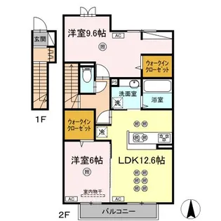 ステラ【2階】の間取り