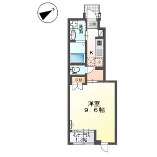 メイグリーン【1階】の間取り