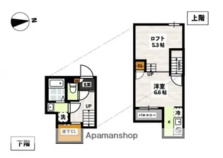 ADC高島ル・シエル【202号室】の間取り