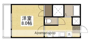 パルミラ江波【3階】の間取り