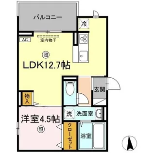 アルエット ロアン【3階】の間取り