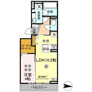 オベリオ【3階】の間取り