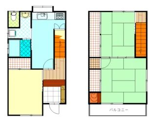 岡山県岡山市北区奉還町4丁目【一戸建】の間取り