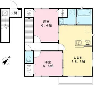 ユアメゾン一宮N【201号室号室】の間取り