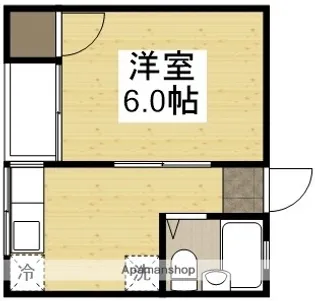 Tアパートメント【303号室】の間取り