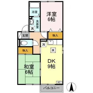 セジュール静【1階】の間取り