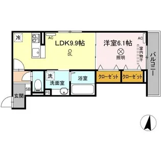 アルカンシエル SAYA【3階】の間取り