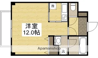 ドムスフローラ A棟【3階】の間取り