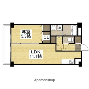 セレ グレージュ【3階】の間取り