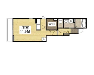 ベル フローラA【102号室】の間取り