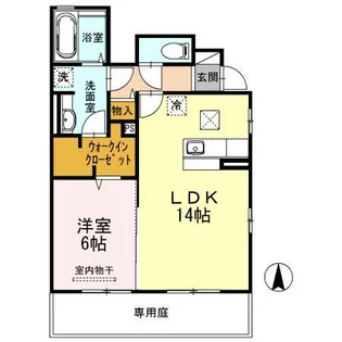 ソフィア【1階】の間取り