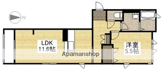 エルミタージュ【2階】の間取り