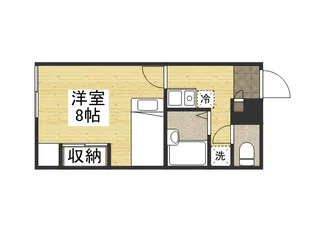 レオパレスルーチェ【1階】の間取り