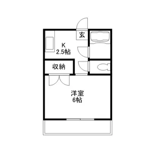 グリーンハイツ【4階】の間取り