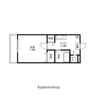 PREIADES(プレアデス)A【306号室】の間取り