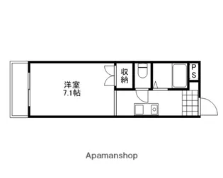 衣笠ビル【105号室】の間取り