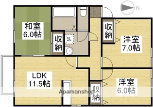 ステイブルハイツ【101号室】の間取り
