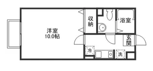 CASA Y.M.K B棟【1階】の間取り